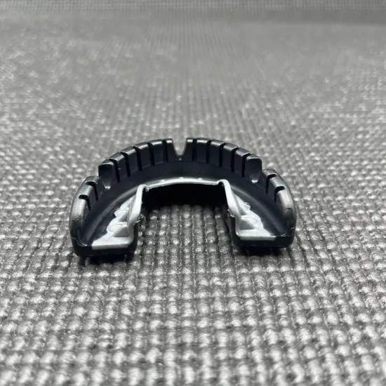 Капа для брекетів OPRO Gold Braces під брекети Blackl/Silver-доросла