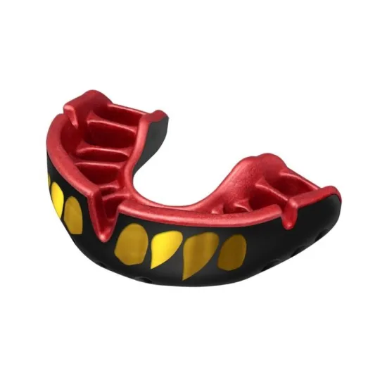Капа OPRO Gold JAWS Black/Red-взрослая