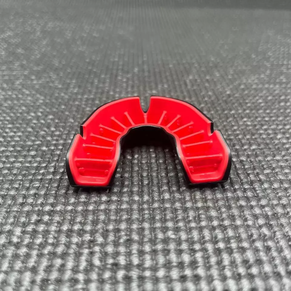 Капа OPRO Silver Black/Red-взрослая