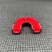 Капа OPRO Silver Black/Red-взрослая