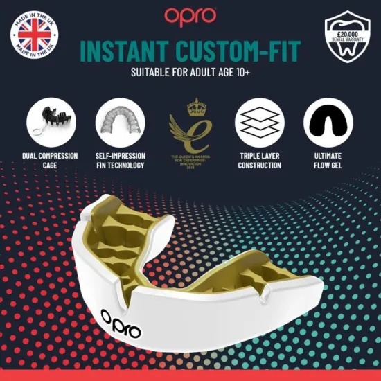 Капа OPRO Instant Clear-взрослая