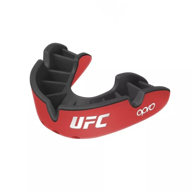 Капа OPRO Silver UFC Red/Black-взрослая