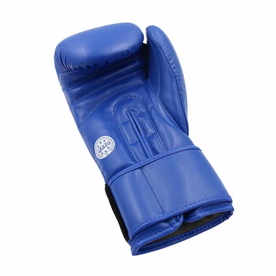 Боксерские перчатки Adidas WAKO Синий Кожа 10 унций