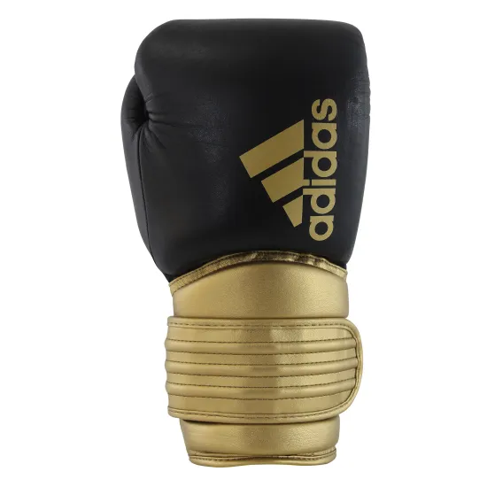 Боксерские перчатки Adidas Hybrid 300 Черный/золотой 10 унций