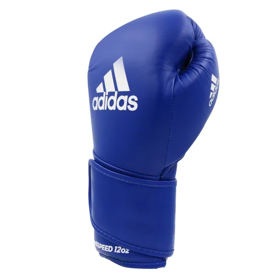 Боксерские перчатки Adidas Speed 501 Adispeed Strap up Синий 12 унций
