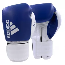 Боксерські рукавички ADIDAS Hybrid 200 Синьо/білий-16 унцій
