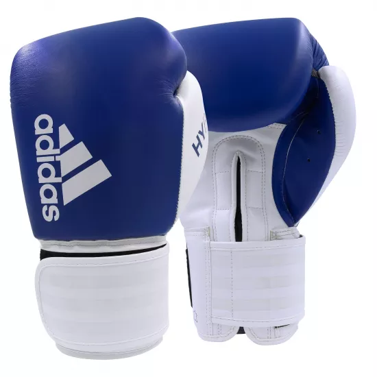 Боксерские перчатки ADIDAS Hybrid 200 Сине/белый-10 унций
