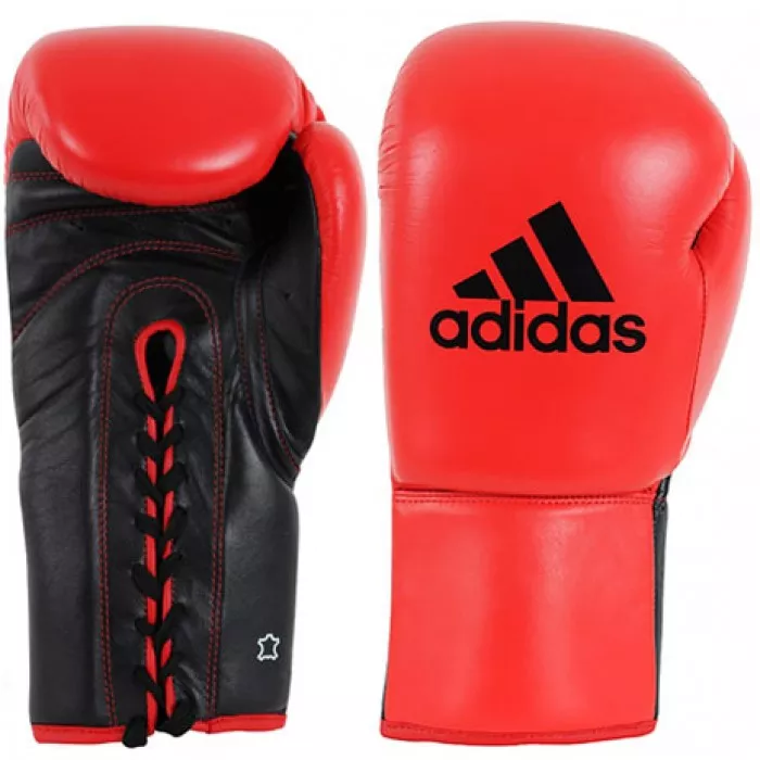 Боксерські рукавички Adidas Kombat Boxing Glove Чорно/червоний 8 унцій