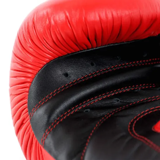 Боксерські рукавички Adidas Kombat Boxing Glove Чорно/червоний 8 унцій