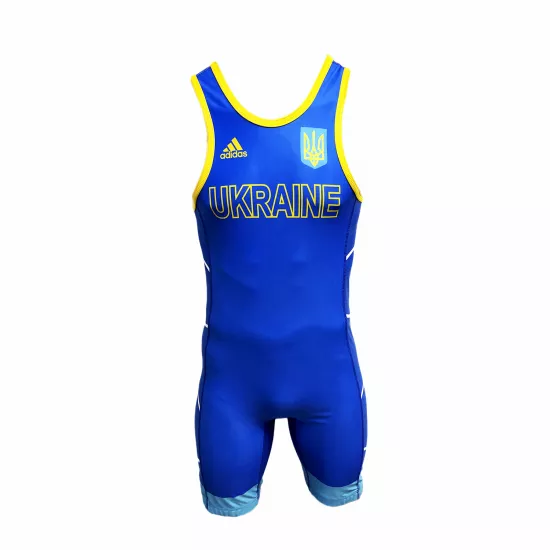 Костюм для борьбы (трико) Adidas UWW Синий S