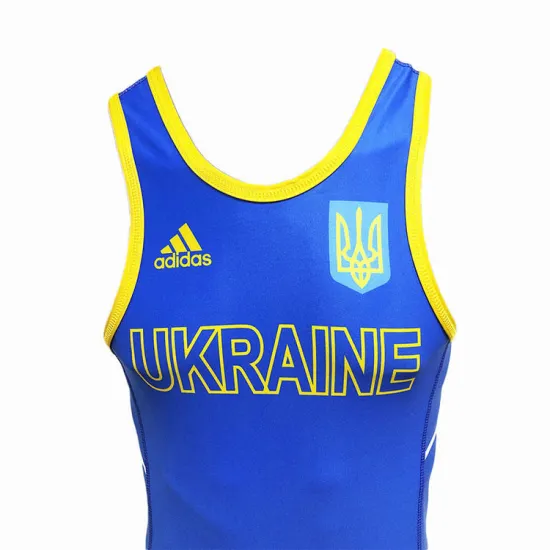 Костюм для борьбы (трико) Adidas UWW Синий S