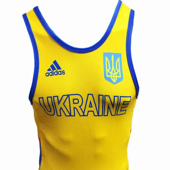 Костюм для борьбы (трико) Adidas UWW Желтый S