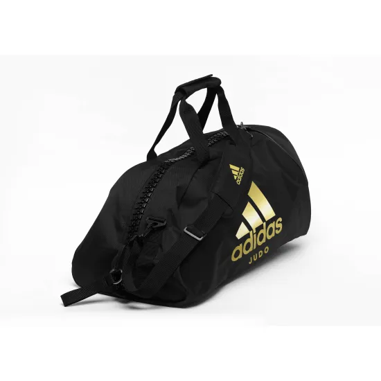 Сумка-рюкзак Adidas (2 в 1) Judo Черно-золотой 62х31х31см