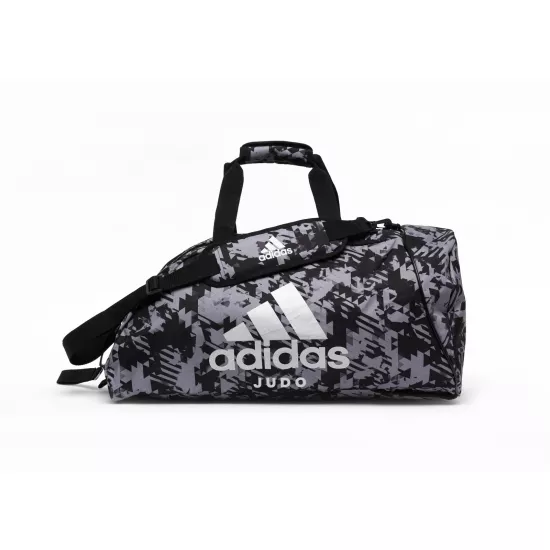 Сумка-рюкзак Adidas Judo (2 в 1) Сірий камуфляж 62х31х31см