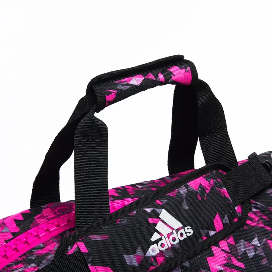 Сумка-рюкзак Adidas Judo (2 в 1) с серебряным логотипом Розовая 62х31х31см