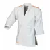 Кимоно для дзюдо Adidas Club Белое с оранжевыми полосами J350PK_WB-130