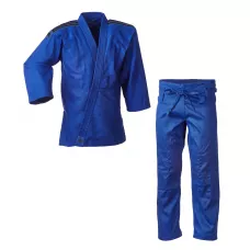 Кимоно для дзюдо Adidas Club Синий/золотые полосы J350BP_WB-120