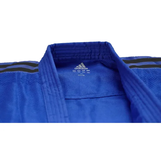 Кімоно для дзюдо Adidas Club Синій/золоті смуги J350BP_WB-120
