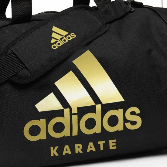 Сумка-рюкзак Adidas Karate (2 в 1) с золотым логотипом 62x31x31см
