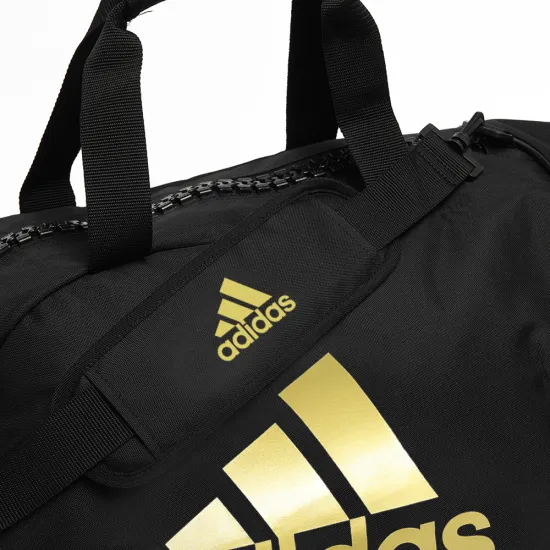 Сумка-рюкзак Adidas Karate (2 в 1) с золотым логотипом 62x31x31см
