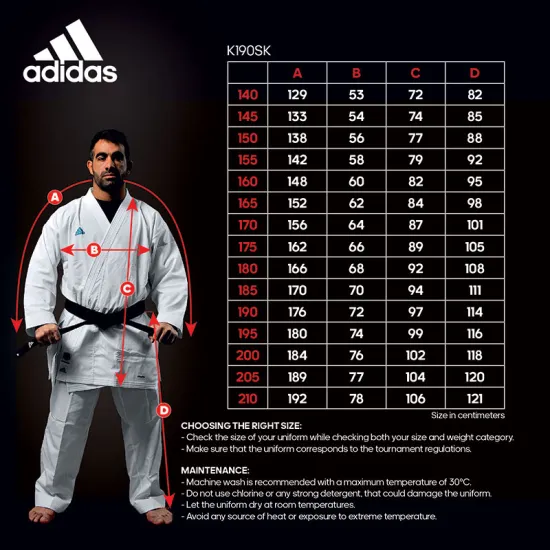 Кимоно для карате Adidas RevoFlex Белый K190SK-150