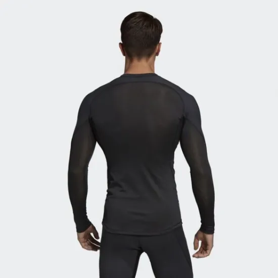 Компресійний лонгслів Adidas Alphaskin Sport Чорний M