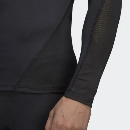 Компресійний лонгслів Adidas Alphaskin Sport Чорний M