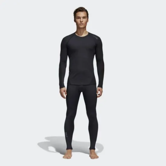Компресійний лонгслів Adidas Alphaskin Sport Чорний M