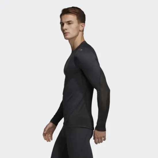 Компресійний лонгслів Adidas Alphaskin Sport Чорний M