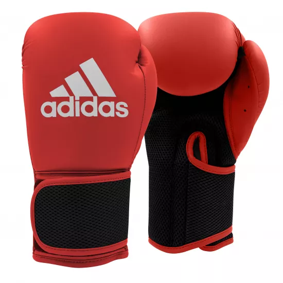 Боксерські рукавички Adidas Hybrid 25 Червоно/чорний 6 унцій