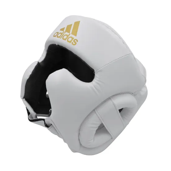 Шлем боксерский Adidas Speed Super Pro Training Бело/золотой L