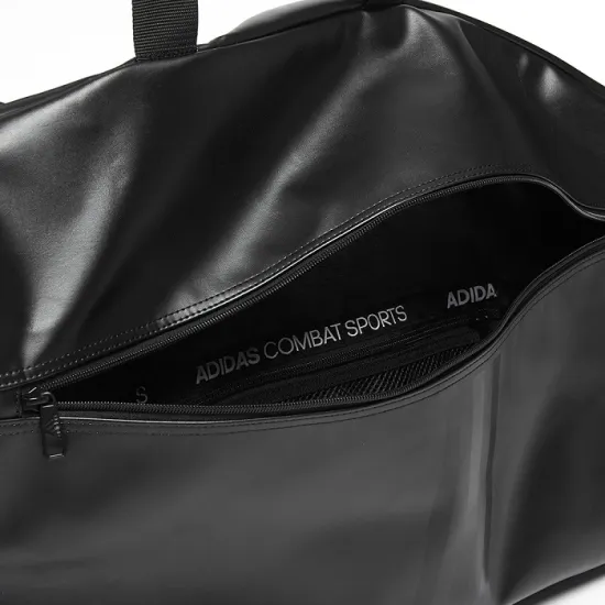 Дорожная сумка на колесах Adidas Combat Sports с белым логотипом