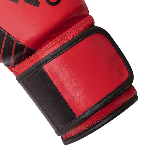 Перчатки Adidas с лицензией Wako для бокса и кикбоксинга Красно/черный 10 унций