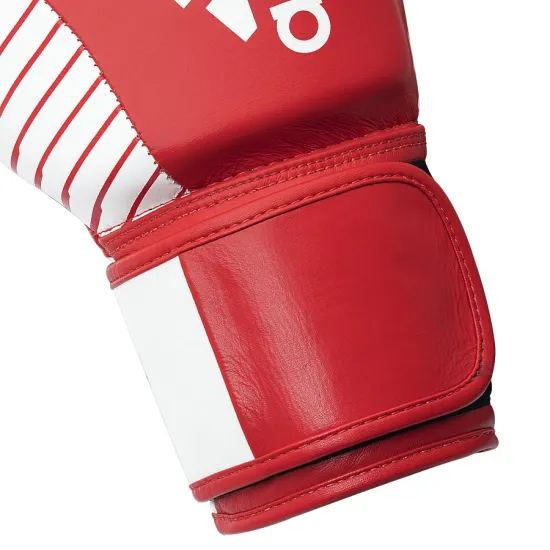 Перчатки Adidas с лицензией Wako для бокса и кикбоксинга Красно/белый 10 унций