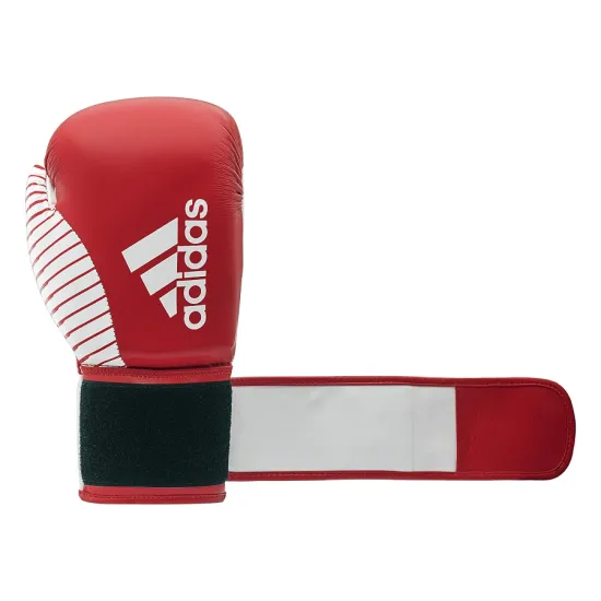 Перчатки Adidas с лицензией Wako для бокса и кикбоксинга Красно/белый 10 унций