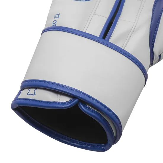 Перчатки Adidas с лицензией Wako для бокса и кикбоксинга Сине/белый 10 унций