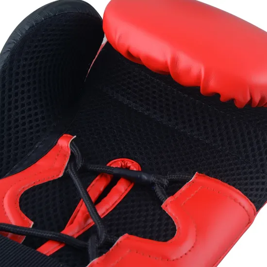 Боксерські рукавички Adidas Hybrid 250 Duo Червоно/чорні 12 унцій