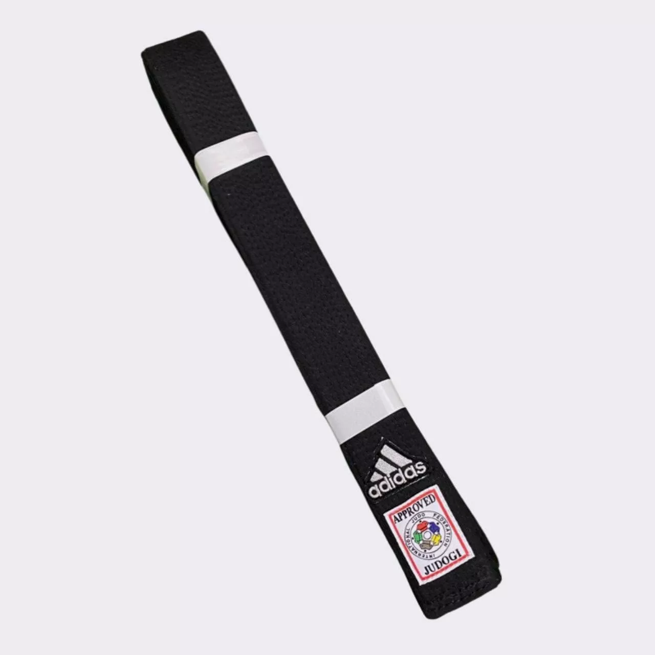 Пояс для дзюдо Adidas ELITE IJF Черный/серебро-260