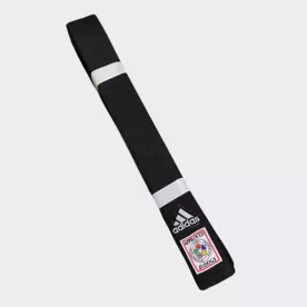 Пояс для дзюдо Adidas ELITE IJF Черный/серебро-260