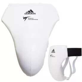 Мужская защита паха Adidas с лицензией WT Белый XS