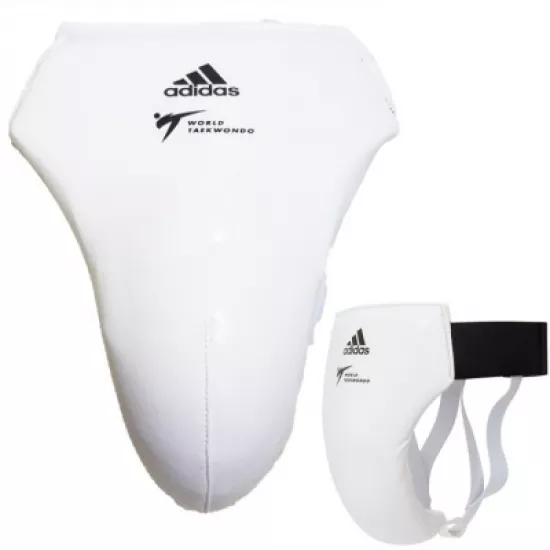 Мужская защита паха Adidas с лицензией WT Белый XS