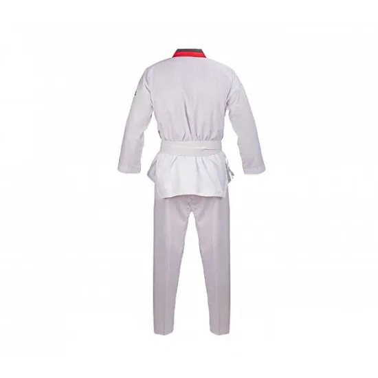 Добок для Тхеквондо Adidas ADI-START с лицензией WT с красно-черным воротом-110