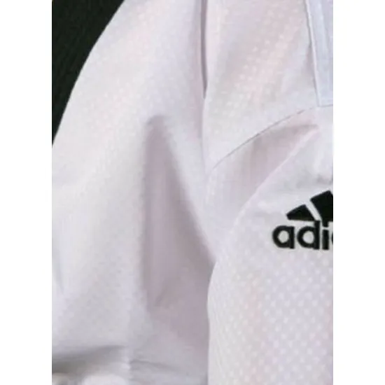 Добок для Тхеквондо Adidas ADI-CONTEST з ліцензією WT із чорним коміром-150