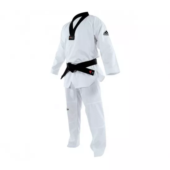 Добок для тхэквондо Adidas Adi-Champion 2 с лицензией WT черный ворот-140