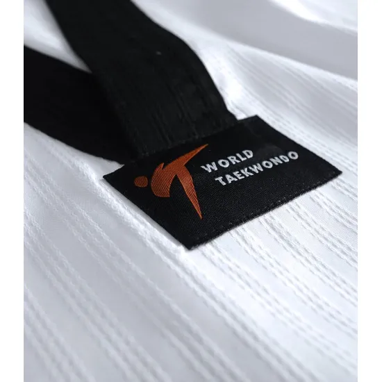 Добок для тхэквондо Adidas Adi-Champion 2 с лицензией WT черный ворот-140