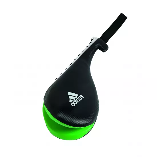 Двойная ракетка Adidas Double Target Pad Черно/зеленая 33х16см
