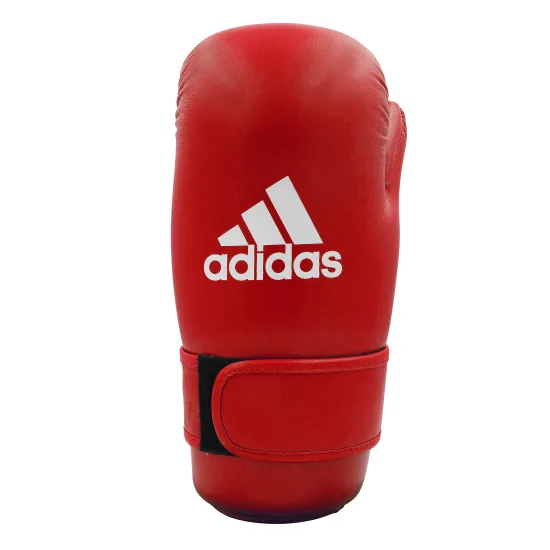 Перчатки полуконтакт Adidas Open Hand с лицензией WAKO Красный XXS