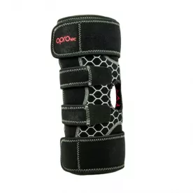 Наколінник регульований Opro TEC5733 з відкритою колінною філіжанкою Чорний 1шт-Універсальний