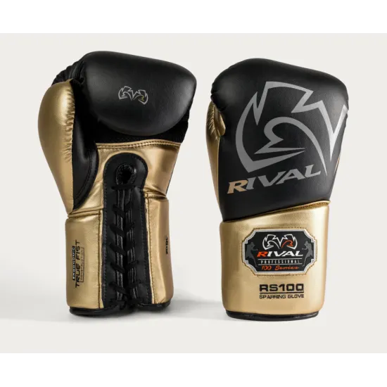 Перчатки для бокса Rival RS100 Professional Sparring Gloves Black-14