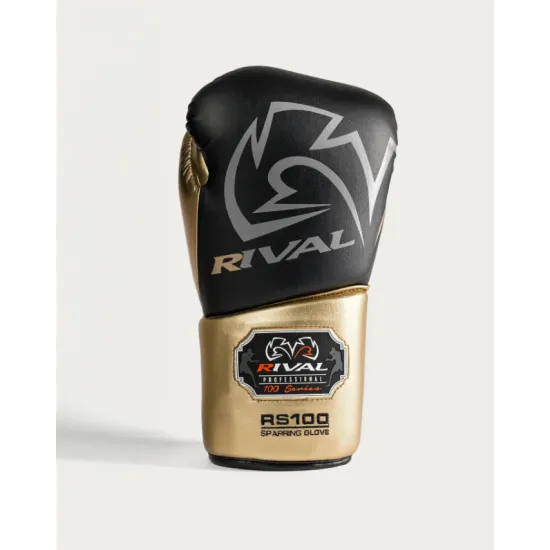 Перчатки для бокса Rival RS100 Professional Sparring Gloves Black-14